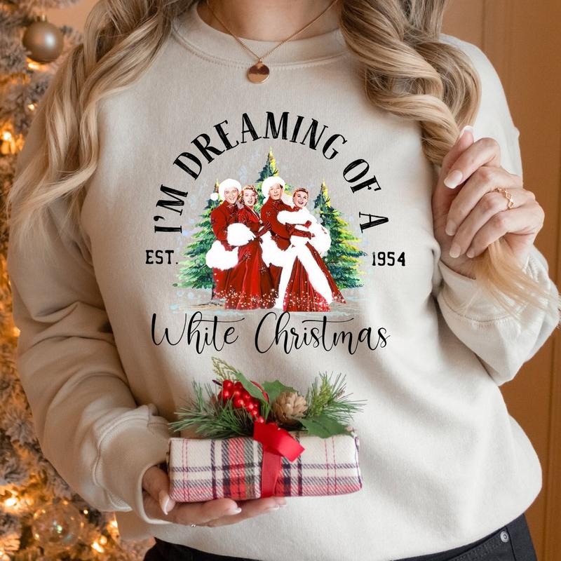 I'M Dreaming White Movie 1954 Song - Adult & Kids T-Shirts, Sweatshirts & Hoodies apparel design preview 1