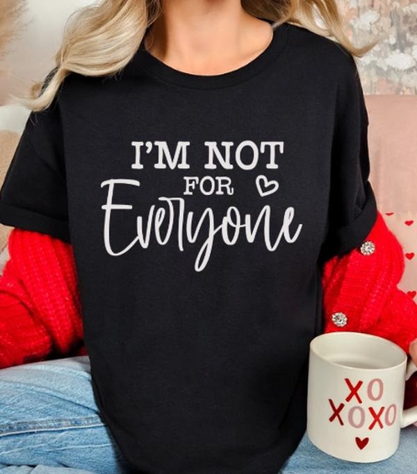 I'M Not Everyone Funny Sarcastic Casual - Adult & Kids T-Shirts, Sweatshirts & Hoodies apparel design preview 1