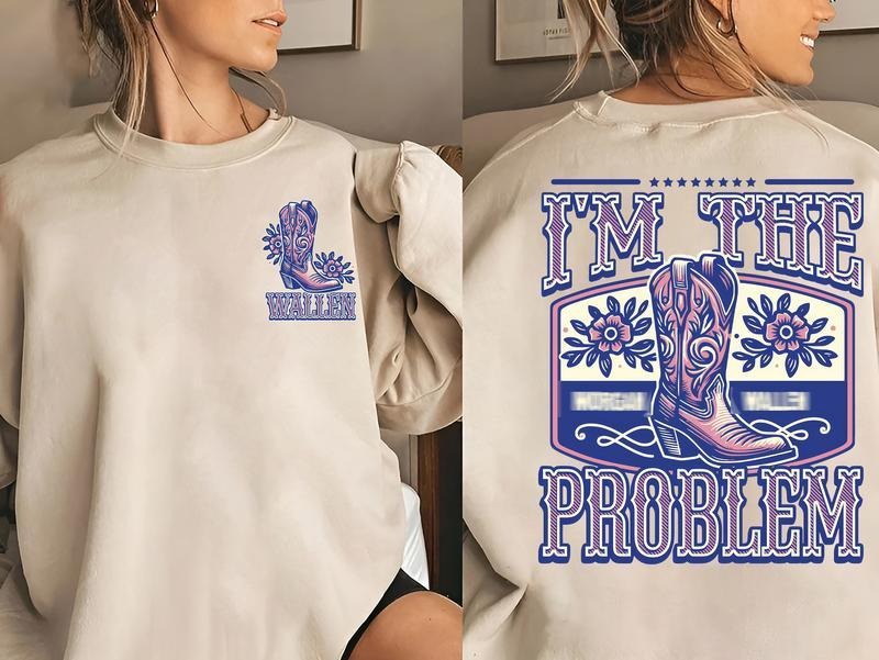 I'M Problem 2 Sided - Adult & Kids T-Shirts, Sweatshirts & Hoodies apparel design preview 1