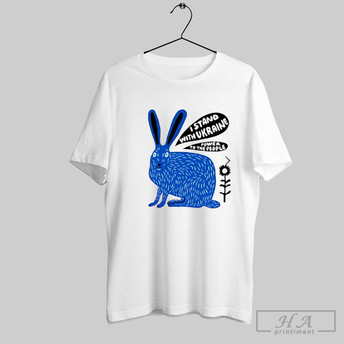 I Stand With Ukraine Power To The People - Adult & Kids T-Shirts, Sweatshirts & Hoodies apparel design preview 1
