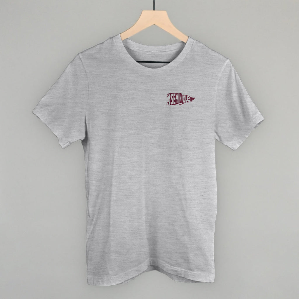 Seminoles Pennant Flag (Left Chest) - Adult & Kids T-Shirts, Sweatshirts & Hoodies apparel design preview 1