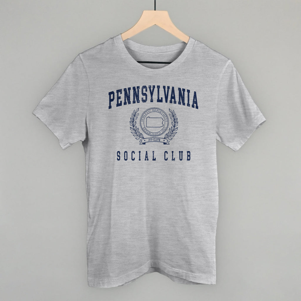 Pennsylvania Social Club - Adult & Kids T-Shirts, Sweatshirts & Hoodies apparel design preview 1