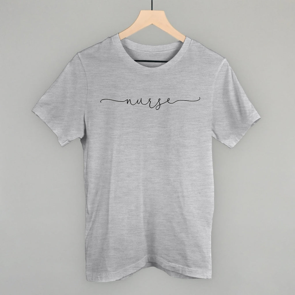 Nurse (Cursive) - Adult & Kids T-Shirts, Sweatshirts & Hoodies apparel design preview 1