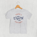 There'S No Crying Softball - Adult & Kids T-Shirts, Sweatshirts & Hoodies apparel design preview 1