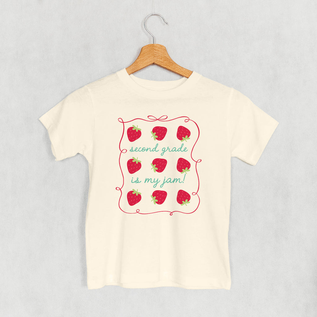 Second Grade Is My Jam - Adult & Kids T-Shirts, Sweatshirts & Hoodies apparel design preview 1
