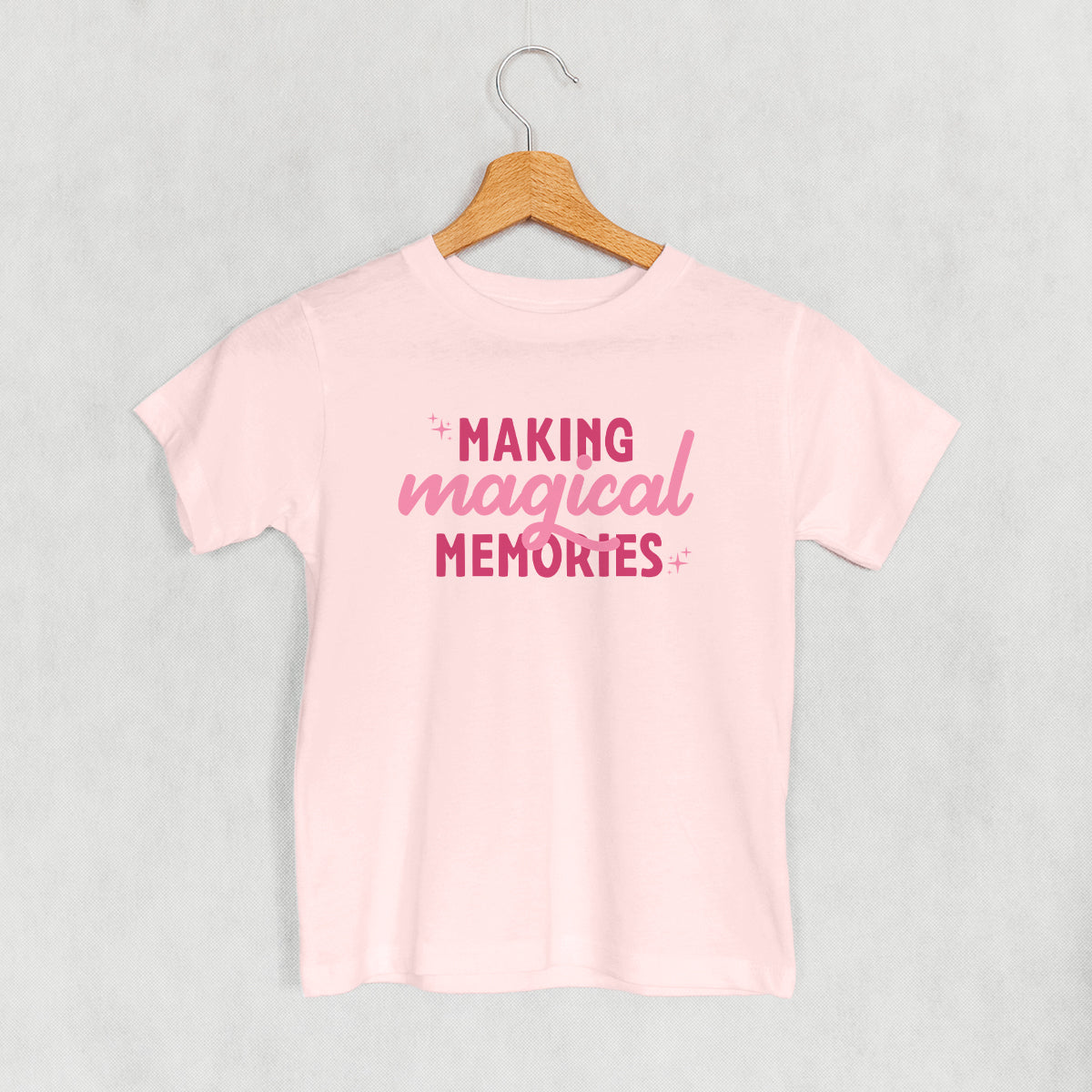 Making Magical Memories (Pink) - Adult & Kids T-Shirts, Sweatshirts & Hoodies apparel design preview 1