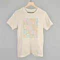 Pastel Alphabet - Adult & Kids T-Shirts, Sweatshirts & Hoodies apparel design preview 1