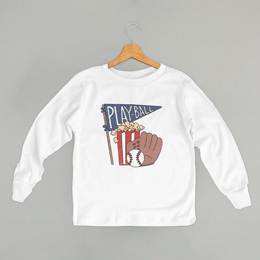 Play Ball Cartoon - Adult & Kids T-Shirts, Sweatshirts & Hoodies apparel design preview 1