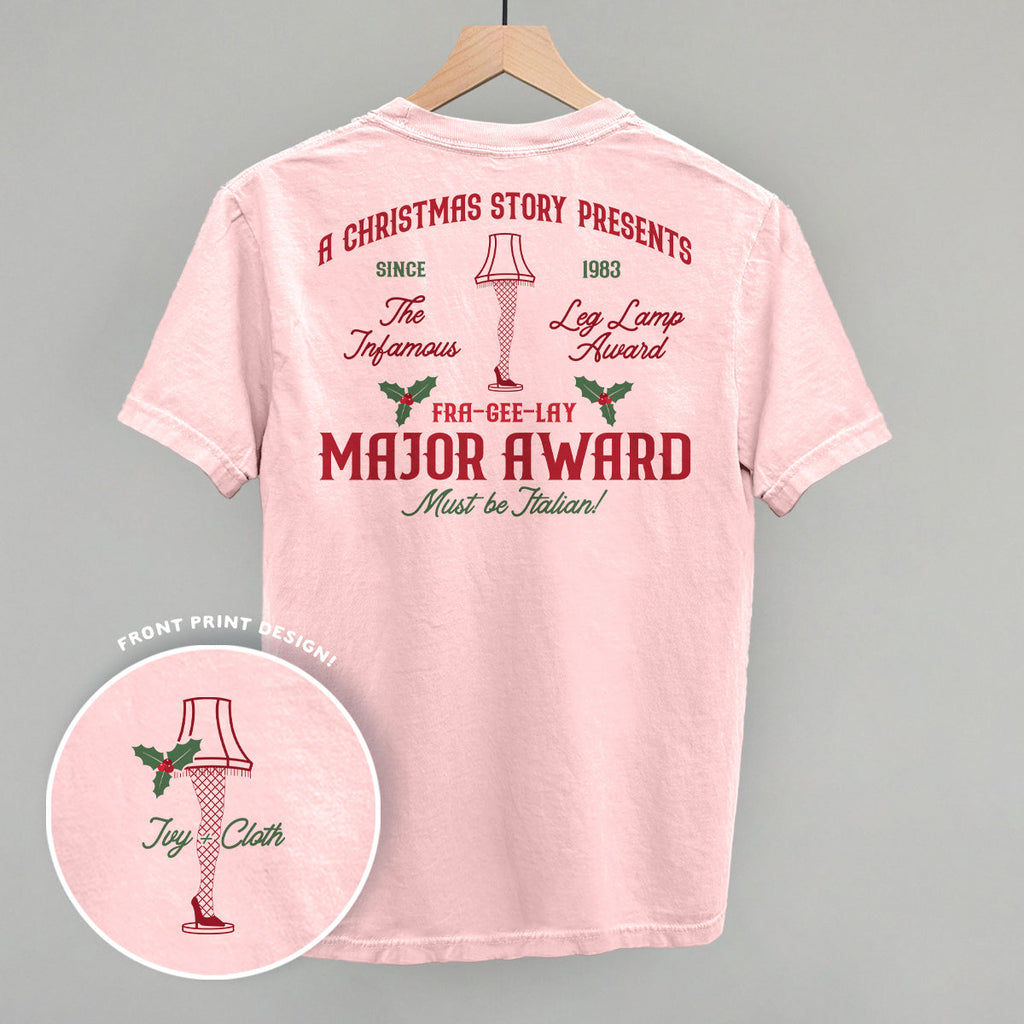 Major Award Leg Lamp (Back Print) - Adult & Kids T-Shirts, Sweatshirts & Hoodies apparel design preview 1