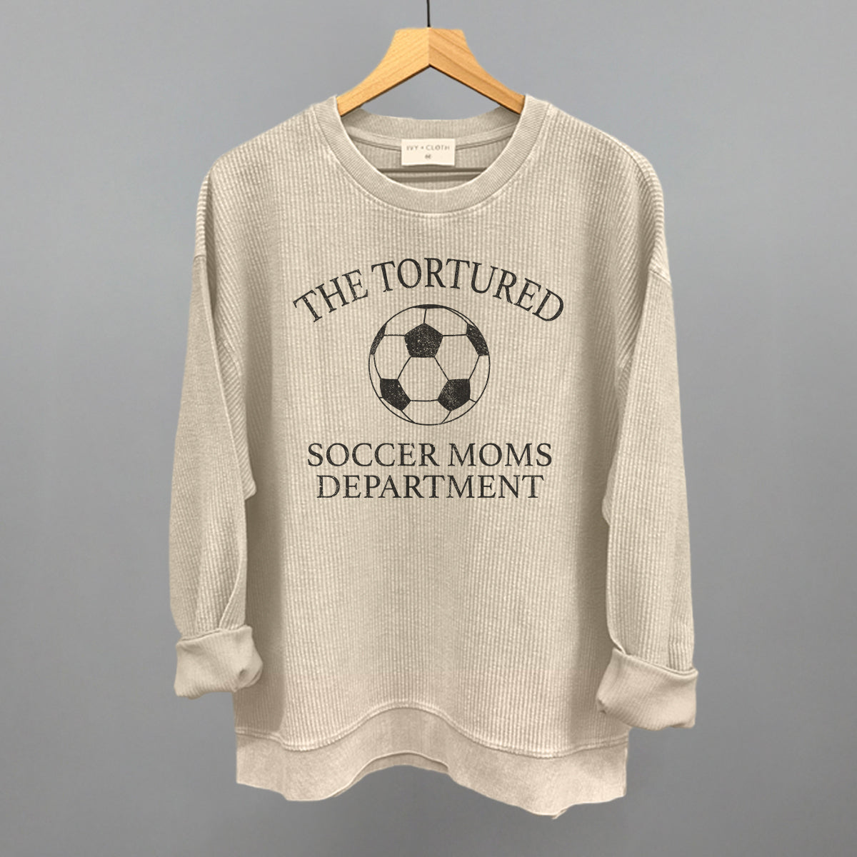 Tortured Soccer Moms Department - Adult & Kids T-Shirts, Sweatshirts & Hoodies apparel design preview 1