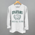 Spartans Social Club - Adult & Kids T-Shirts, Sweatshirts & Hoodies apparel design preview 1