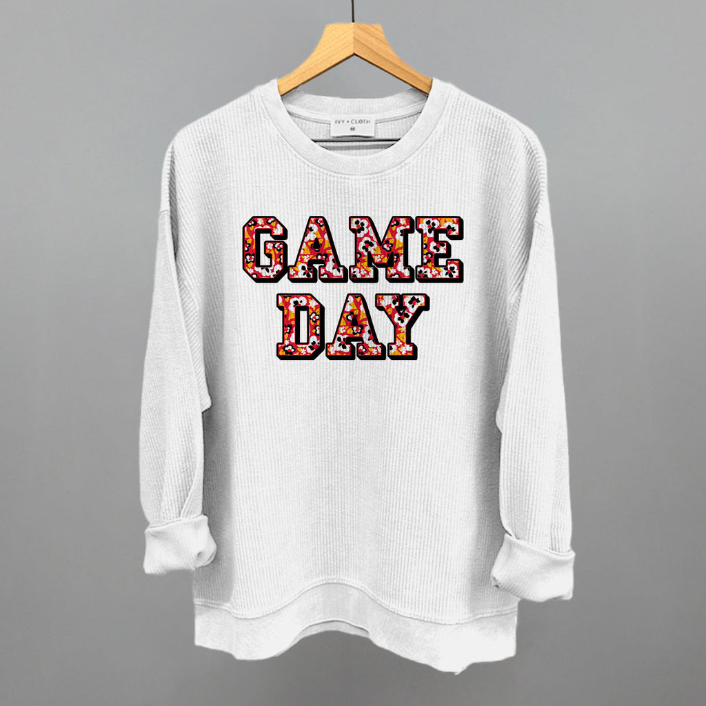 Game Day Floral KC - Adult & Kids T-Shirts, Sweatshirts & Hoodies apparel design preview 1
