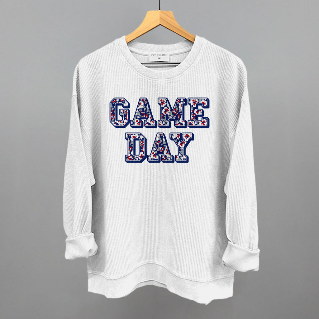 Game Day Floral NYG - Adult & Kids T-Shirts, Sweatshirts & Hoodies apparel design preview 1