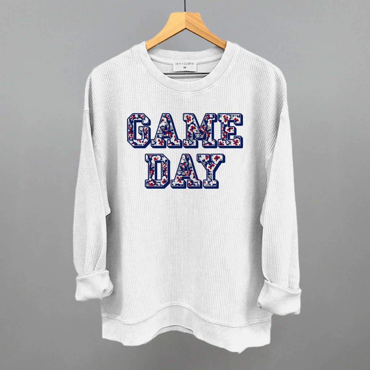 Game Day Floral NYG - Adult & Kids T-Shirts, Sweatshirts & Hoodies apparel design preview 1