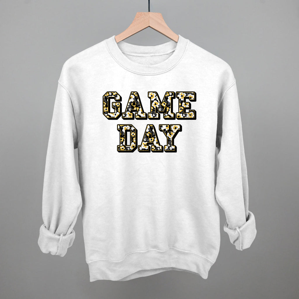Game Day Floral PIT - Adult & Kids T-Shirts, Sweatshirts & Hoodies apparel design preview 1