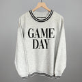 Game Day Black Serif - Adult & Kids T-Shirts, Sweatshirts & Hoodies apparel design preview 1
