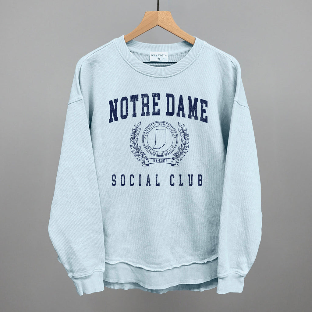 Notre Dame Social Club - Adult & Kids T-Shirts, Sweatshirts & Hoodies apparel design preview 1