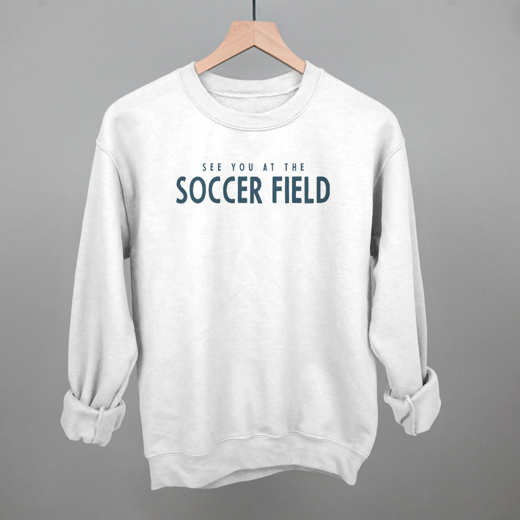 See You Soccer Field - Adult & Kids T-Shirts, Sweatshirts & Hoodies apparel design preview 1