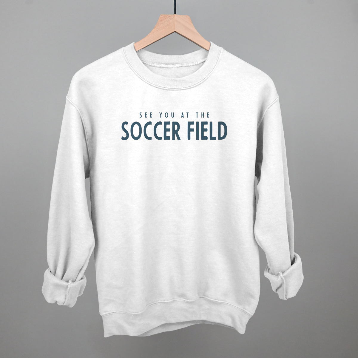 See You Soccer Field - Adult & Kids T-Shirts, Sweatshirts & Hoodies apparel design preview 1