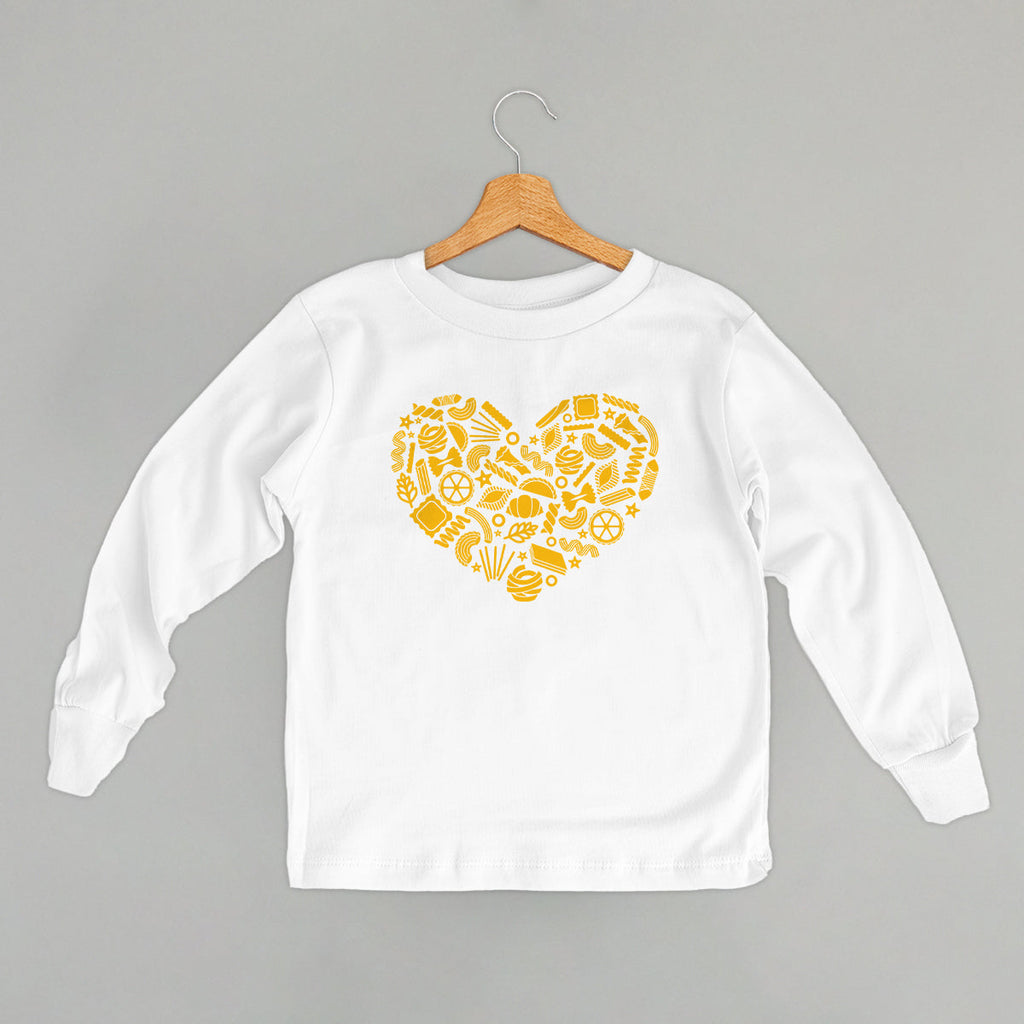Pasta Heart - Adult & Kids T-Shirts, Sweatshirts & Hoodies apparel design preview 1