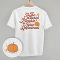 Tortured Pumpkin Spice Department (Back Print) - Adult & Kids T-Shirts, Sweatshirts & Hoodies apparel design preview 1