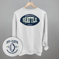 Seattle Football (Back Print) - Adult & Kids T-Shirts, Sweatshirts & Hoodies apparel design preview 1