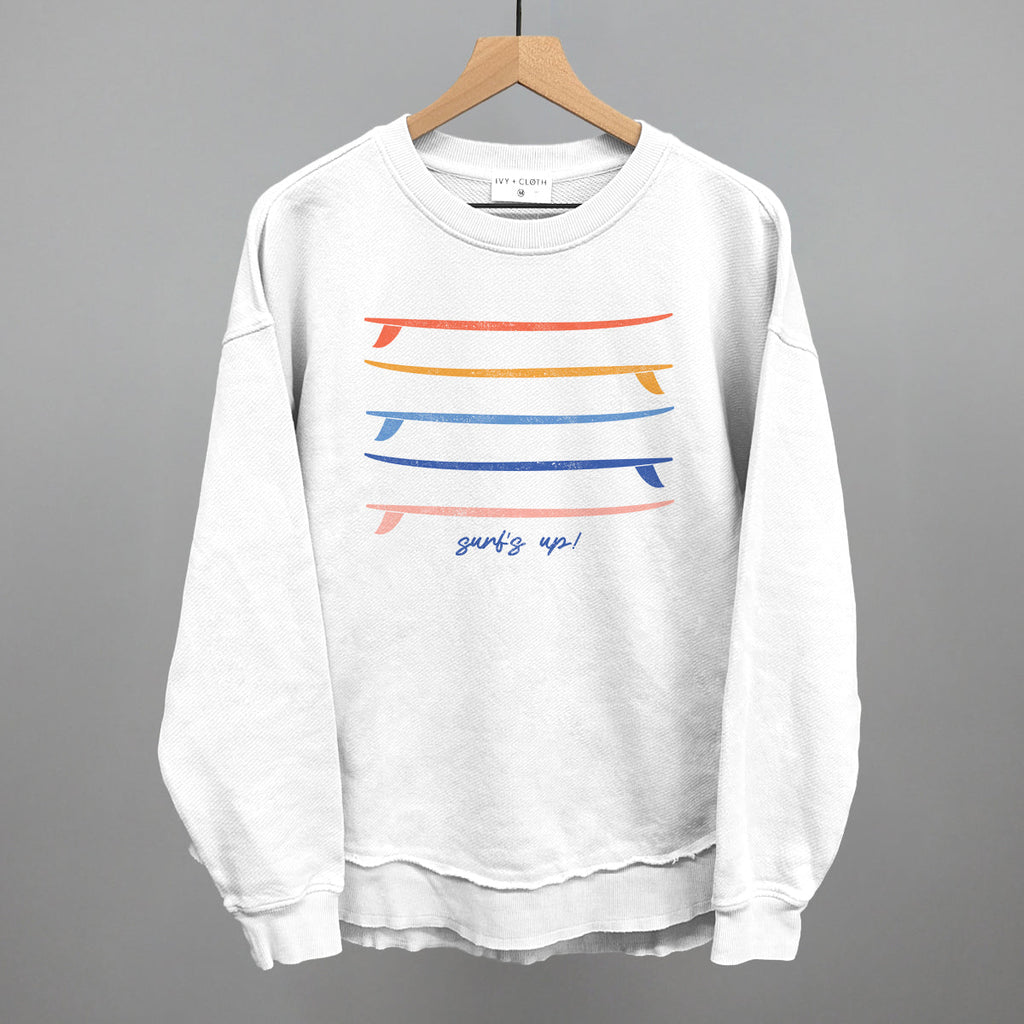 Surf'S Up Colorful Surfboards - Adult & Kids T-Shirts, Sweatshirts & Hoodies apparel design preview 1