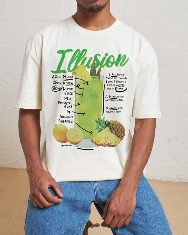 ILLUSION Summer Cotton Menswear S 3XL Soft Top - Adult & Kids T-Shirts, Sweatshirts & Hoodies apparel design preview 1