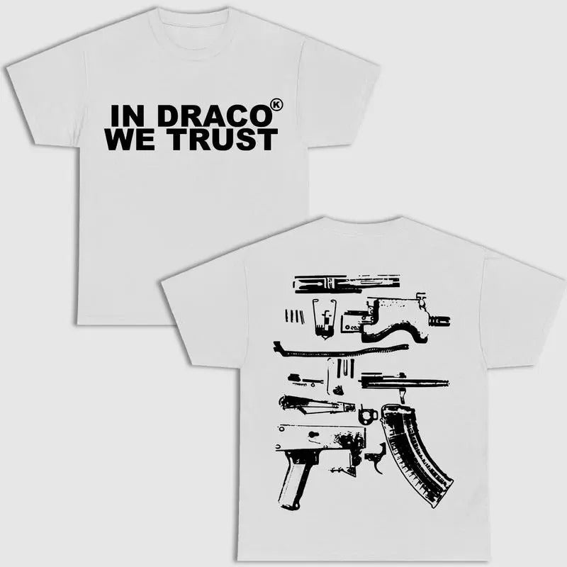 DRACO WE TRUST Letter Print 2 Sides - Adult & Kids T-Shirts, Sweatshirts & Hoodies apparel design preview 1