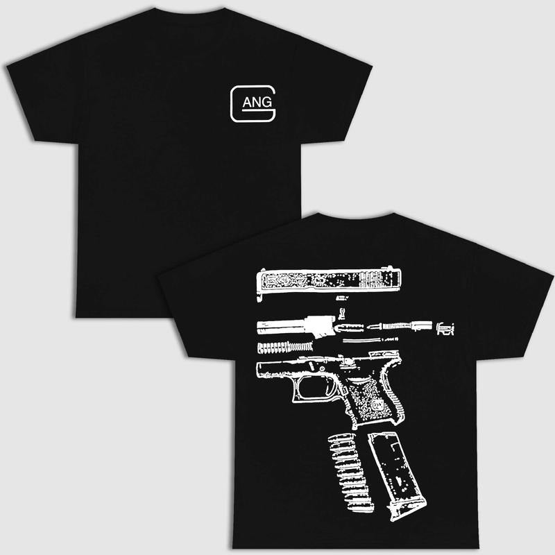 GANG WE TRUST DOUBLE SIDE MULTI COLOR Menswear Top - Adult & Kids T-Shirts, Sweatshirts & Hoodies apparel design preview 1