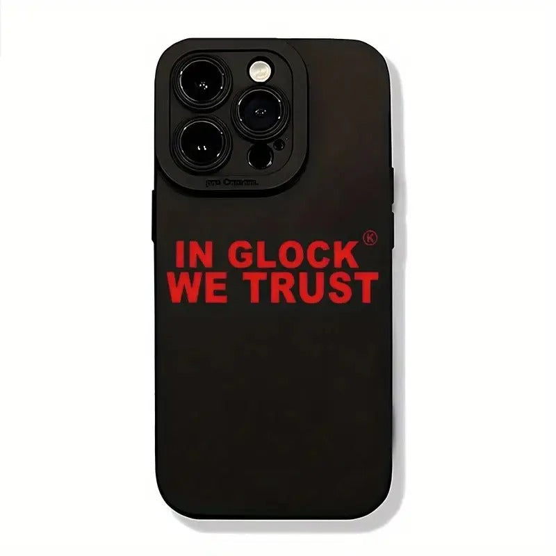 GLOCK WE TRUST Creative Pattern Mobile Phone Case - Adult & Kids T-Shirts, Sweatshirts & Hoodies apparel design preview 1
