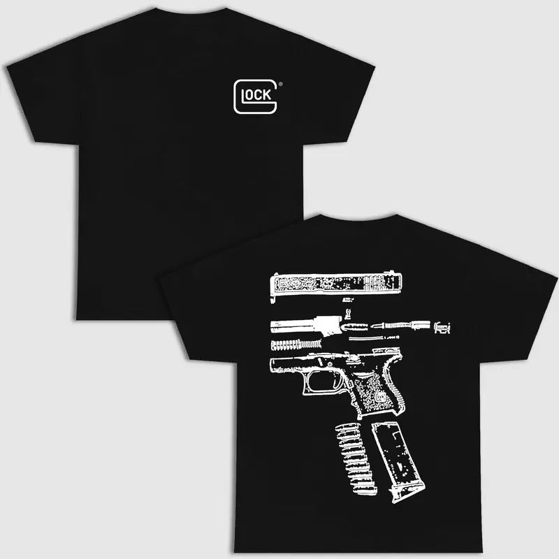 GLOCK WE TRUST DOUBLE SIDE MULTI COLOR Menswear Top - Adult & Kids T-Shirts, Sweatshirts & Hoodies apparel design preview 1