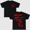 GLOCK WE TRUST DOUBLE SIDE BLACK VERSION Menswear Top - Adult & Kids T-Shirts, Sweatshirts & Hoodies apparel design preview 1