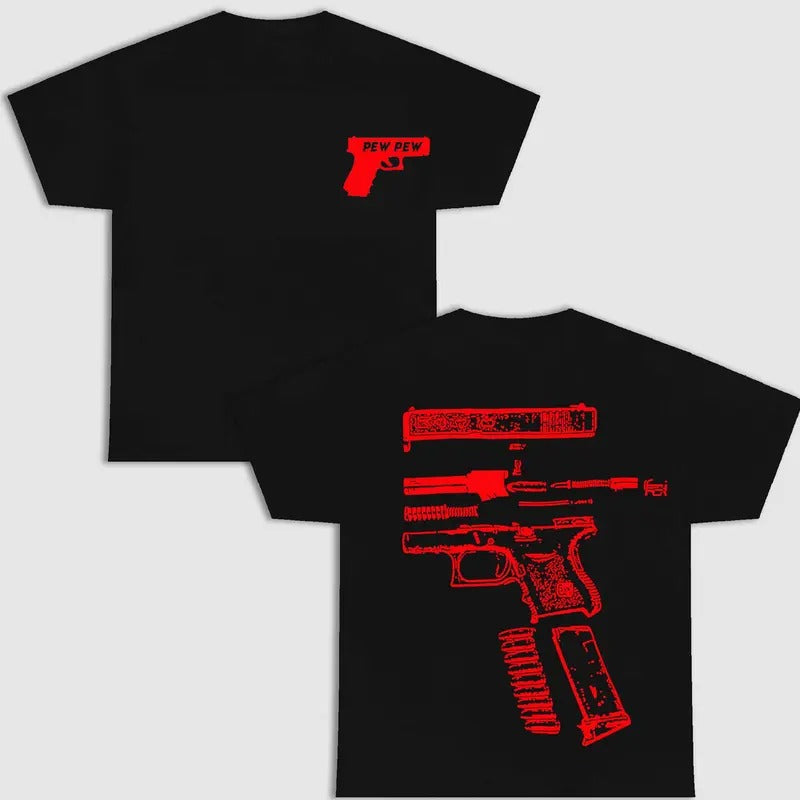 GLOCK WE TRUST DOUBLE SIDES BLACK VERSION - Adult & Kids T-Shirts, Sweatshirts & Hoodies apparel design preview 1