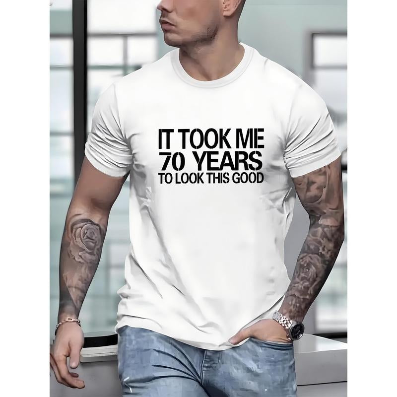 TOOK ME 70 YEARS THIS GOOD Alphabet Print Crew Neck - Adult & Kids T-Shirts, Sweatshirts & Hoodies apparel design preview 1