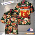 I Want A Hot Body But Also BBQ Orioles Hawaiian - Adult & Kids T-Shirts, Sweatshirts & Hoodies apparel design preview 1
