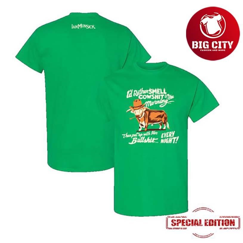 Ian Munsick Cow Shit Two Sided - Adult & Kids T-Shirts, Sweatshirts & Hoodies apparel design preview 1