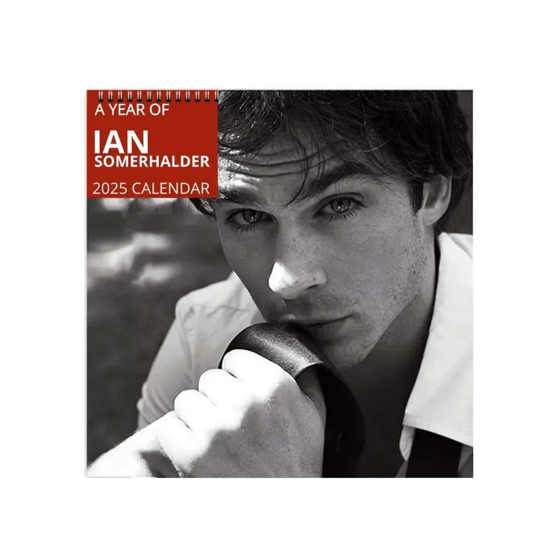 Ian Somerhalder 2025 Wall Calendar Planner TVD - Adult & Kids T-Shirts, Sweatshirts & Hoodies apparel design preview 1