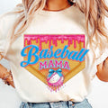 Ice Cream Drip Baseball Softball Mom Retro Sporty - Adult & Kids T-Shirts, Sweatshirts & Hoodies apparel design preview 1