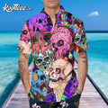 Ice Cream Halloween Hawaiian - Adult & Kids T-Shirts, Sweatshirts & Hoodies apparel design preview 1