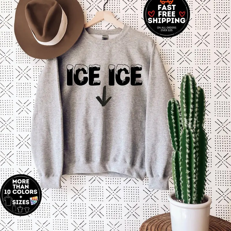 Ice Baby Pregnancy Announcement New Mom Reveal Be - Adult & Kids T-Shirts, Sweatshirts & Hoodies apparel design preview 1