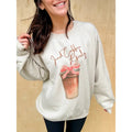 Iced Coffee Girly Top - Adult & Kids T-Shirts, Sweatshirts & Hoodies apparel design preview 1