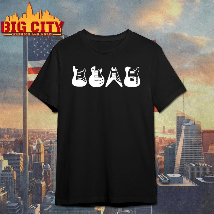 Iconic Guitars - Adult & Kids T-Shirts, Sweatshirts & Hoodies apparel design preview 1