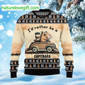 I’d Rather Be A Capybara Ugly Christmas Sweater - Holiday Gift product image