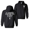 If Genders Confuse You Go Milk Bull Funny Western - Adult & Kids T-Shirts, Sweatshirts & Hoodies apparel design preview 1