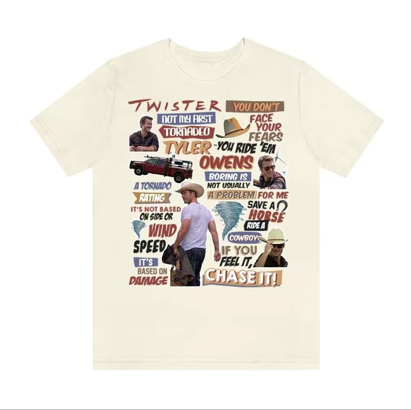 If You Feel Chase Tyler Owens Twisters Glen Powell - Adult & Kids T-Shirts, Sweatshirts & Hoodies apparel design preview 1