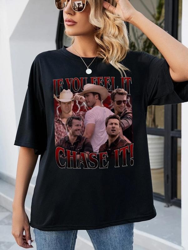 If You Feel Chase Glen Powell Tornadeo Twisters - Adult & Kids T-Shirts, Sweatshirts & Hoodies apparel design preview 1
