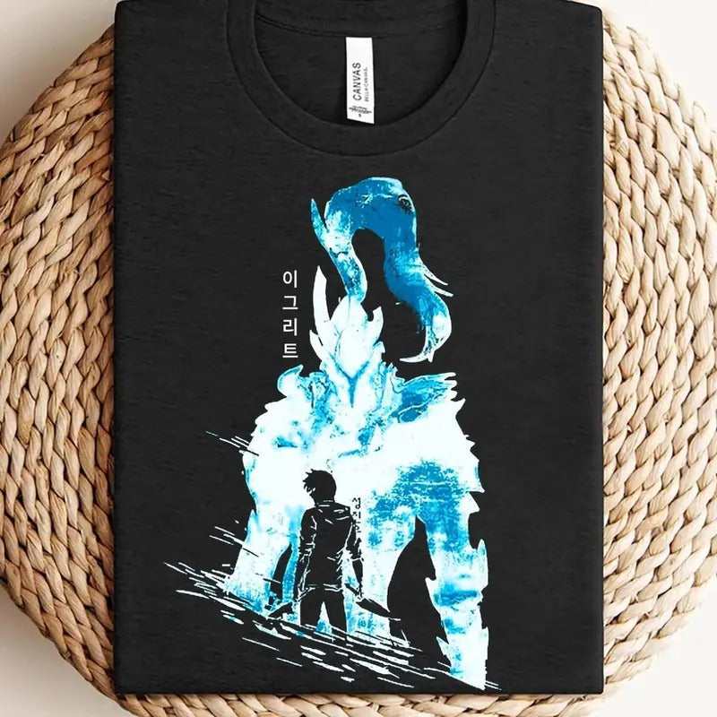 Igris Bloodred Solo Leveling Anime Him GİFt Her Otaku - Adult & Kids T-Shirts, Sweatshirts & Hoodies apparel design preview 1
