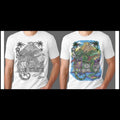 Iguana PiráMide Changing Colors Cotton White Menswear - Adult & Kids T-Shirts, Sweatshirts & Hoodies apparel design preview 1