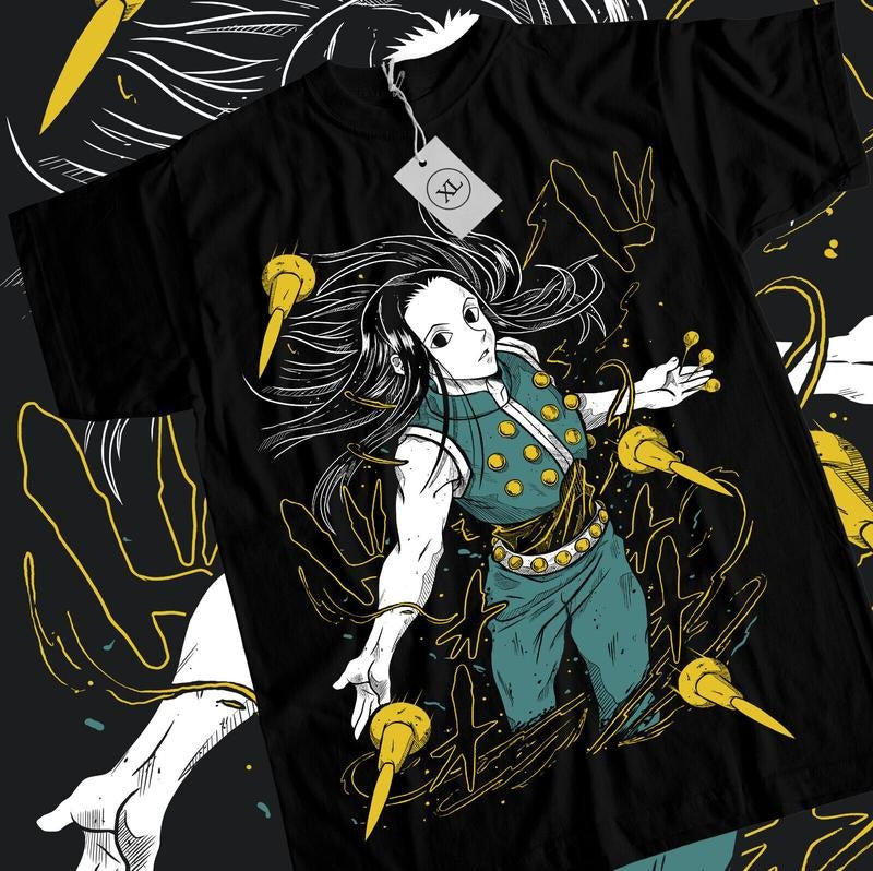 Illumi Zoldyck S 4XL Chef Hunter X Family Anime - Adult & Kids T-Shirts, Sweatshirts & Hoodies apparel design preview 1